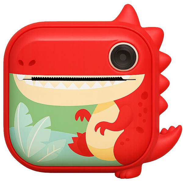 Eco Toys Dino Rood Print Digitale Kindercamera HC638018