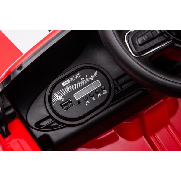 Eco Toys Wit Elektrische Fiat 500 Kinderauto 705