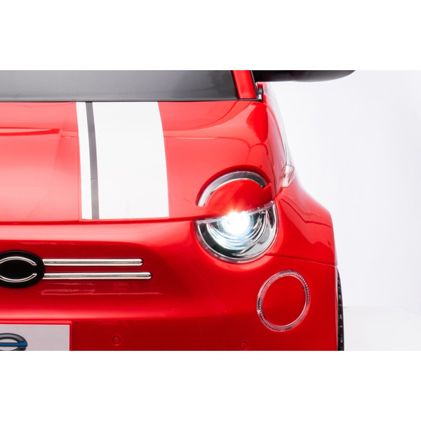 Eco Toys Wit Elektrische Fiat 500 Kinderauto 705