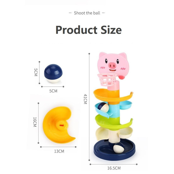 Eco Toys Happy Pig Spiraaltoren HC580736