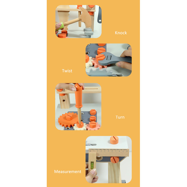 Eco Toys Houten Gereedschap Werkbank HC610539