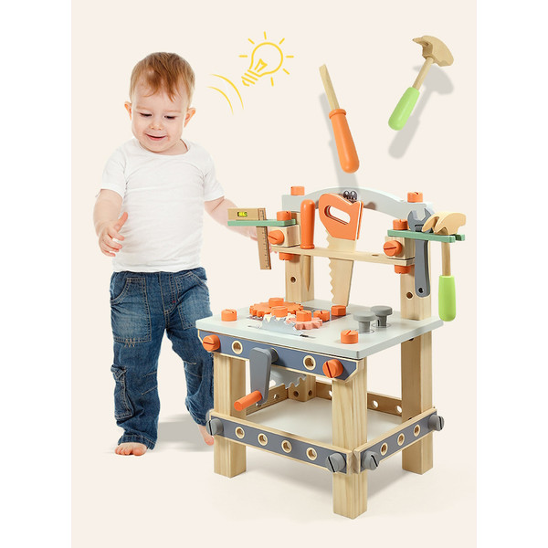 Eco Toys Houten Gereedschap Werkbank HC610539