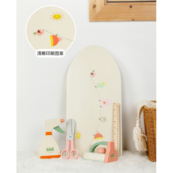 Eco Toys Houten Strijkplank Met Strijkijzer HC610522