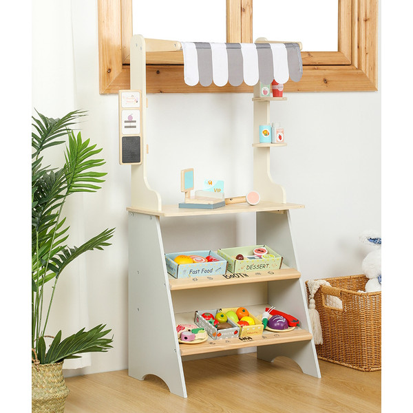Eco Toys Houten Supermarkt Inclusief Accessoires HC610513