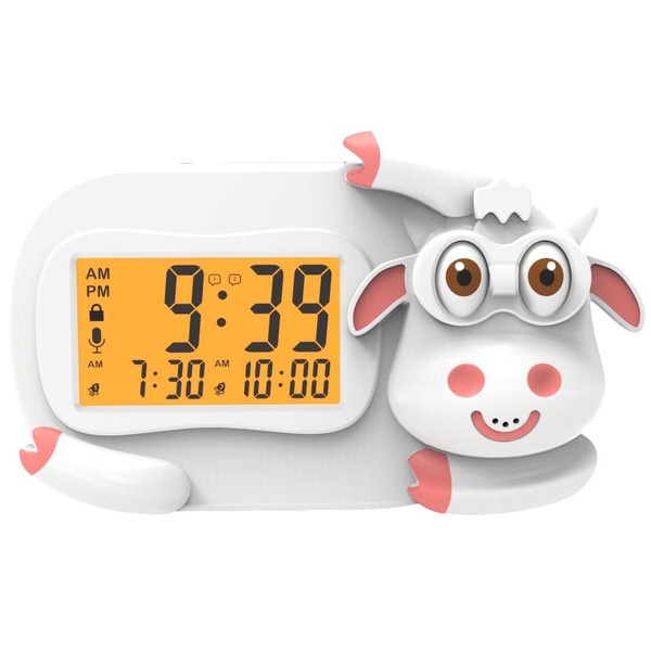 Eco Toys Koe Wit Digitale Kinderwekker Slaaptrainer