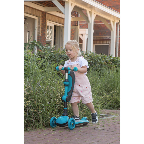 Eco Toys Lisa Blauw 2-in-1 Step/Loopfiets