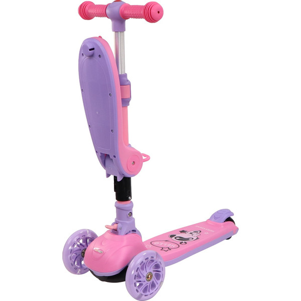 Eco Toys Lisa Roze 2-in-1 Step/Loopfiets