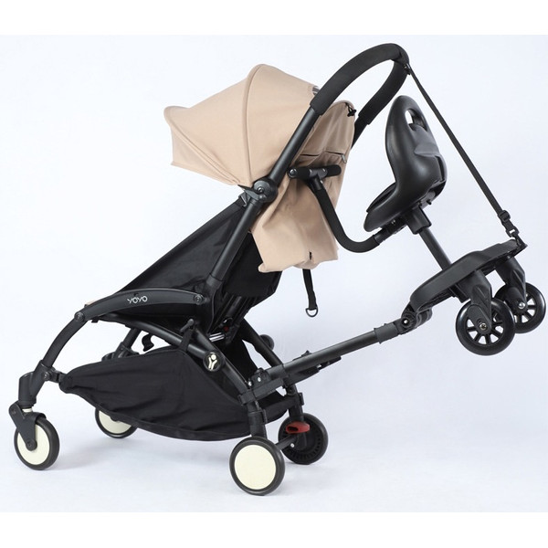 Eco Toys Meerijdplankje met Luxe Zitje voor Kinderwagen HC712120