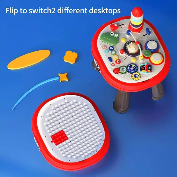 Eco Toys Multi Puzzel Speeltafel met Licht en Muziek HC609746