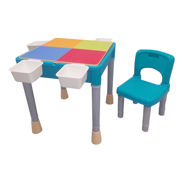 Knipoog Bestuiver ontslaan Eco Toys Multicolor Multifunctioneel Speeltafeltje met Stoeltje HC495729