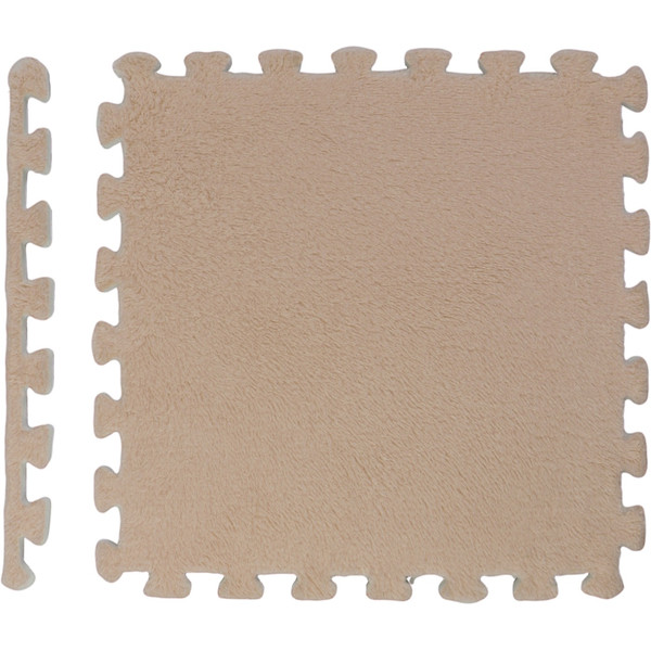 Eco Toys Nougat Pluche Schuimrubber Speelmat