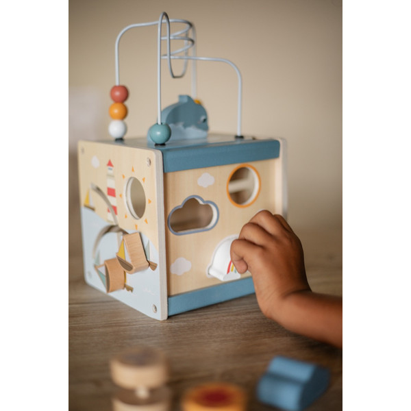 Eco Toys Oceaan Houten Activiteitenkubus