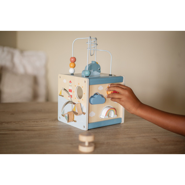 Eco Toys Oceaan Houten Activiteitenkubus