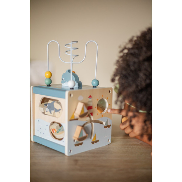 Eco Toys Oceaan Houten Activiteitenkubus