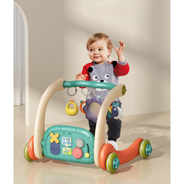Eco Toys Oranje 3-in-1 Speelkleed en Loopwagen HC623152