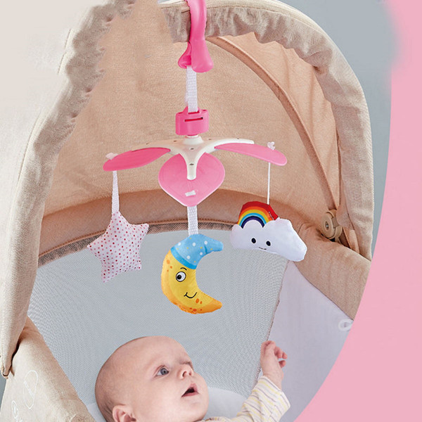 Eco Toys Pink Babymobiel Kinderwagen Speelgoed HC527702