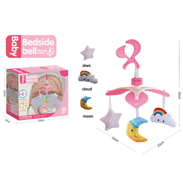 Eco Toys Pink Babymobiel Kinderwagen Speelgoed HC527702