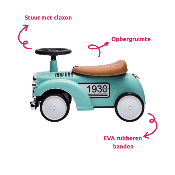 Eco Toys Retro Stonegreen Loopauto