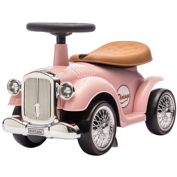 Eco Toys Retro Roze Loopauto