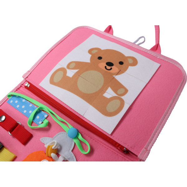 Eco Toys Roze Busy Board Activiteitenboek HC676206