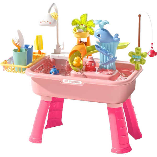 Eco Toys Roze Dolfijn Elektrische Watertafel