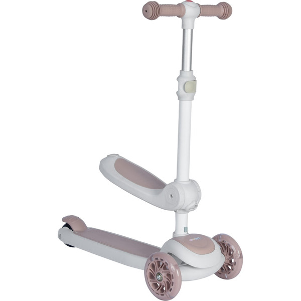 Weekendaanbieding: Eco Toys Siem Wit/Beige 2-in-1 Step/Loopfiets