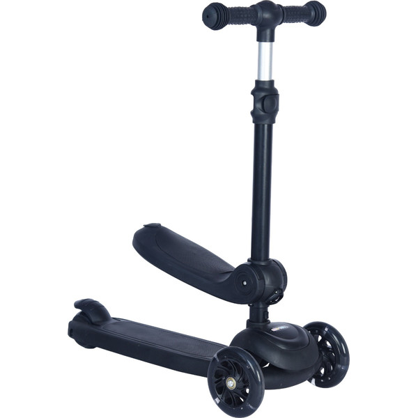 Weekendaanbieding: Eco Toys Siem Zwart 2-in-1 Step/Loopfiets