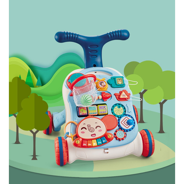 Eco Toys Study Desk Walker Blue Loopwagen HC505277