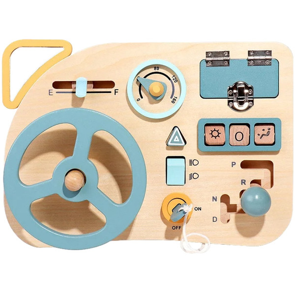 Eco Toys Stuur Houten Activiteitenbord HC730218