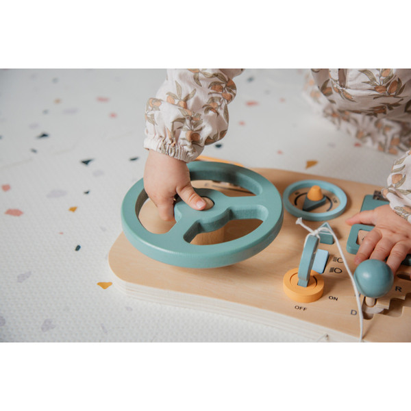 Eco Toys Stuur Houten Activiteitenbord