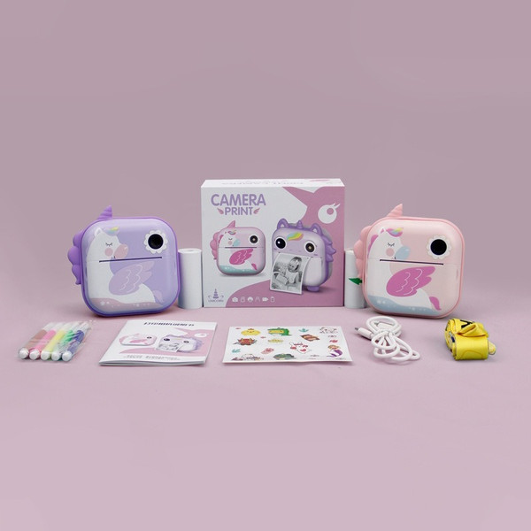 Eco Toys Unicorn Roze Print Digitale Kindercamera HC638014