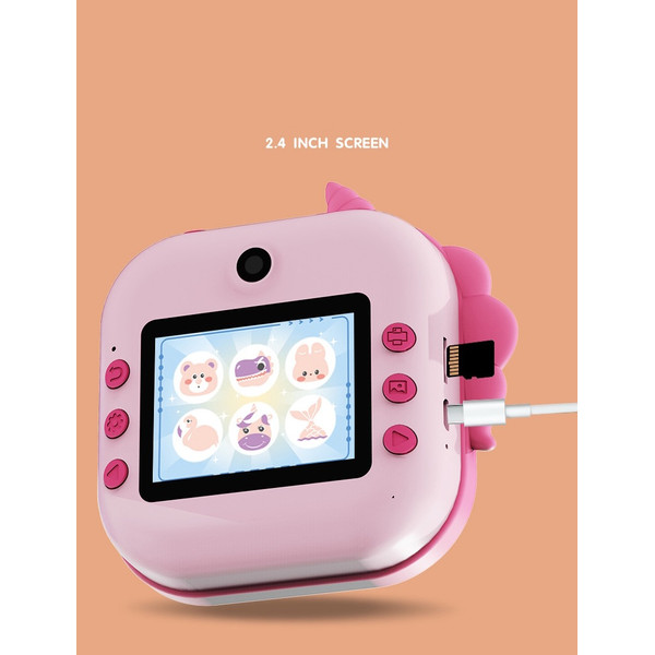 Eco Toys Unicorn Roze Print Digitale Kindercamera HC638014