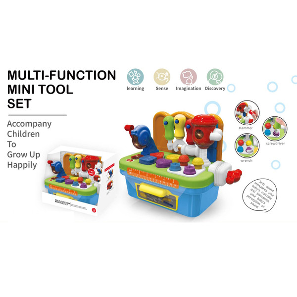 Eco Toys Werkbank met Gereedschap Vormenstoof HC598745
