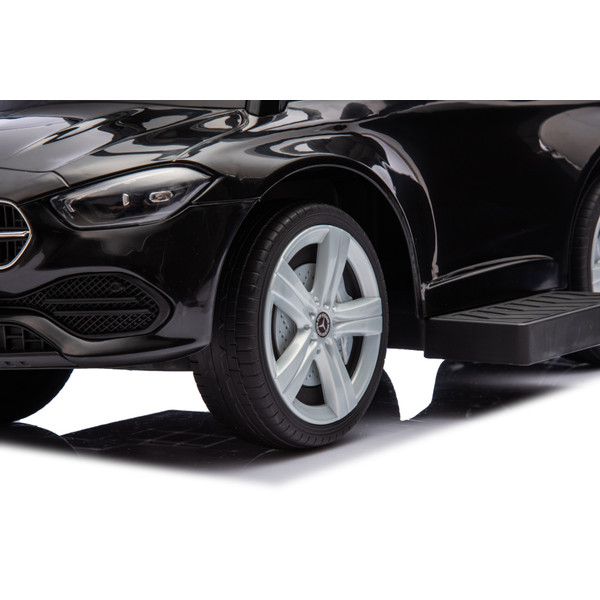 Eco Toys Zwart Mercedes Benz Loopauto met Duwstang 668