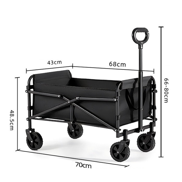 Eco Baby Zwart Opvouwbare Bolderkar HC678307