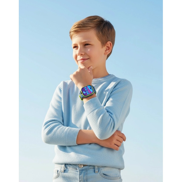 Forever Boost Black GPS WiFi 4G Kinder Smartwatch