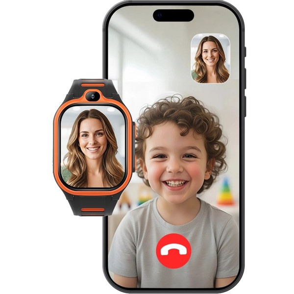 Forever Boost Pink GPS WiFi 4G Kinder Smartwatch