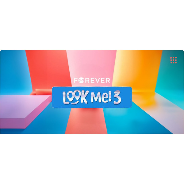 Forever Look Me! 3 Blauw GPS Wifi 4G Kinder Smartwatch KW-520-Blue
