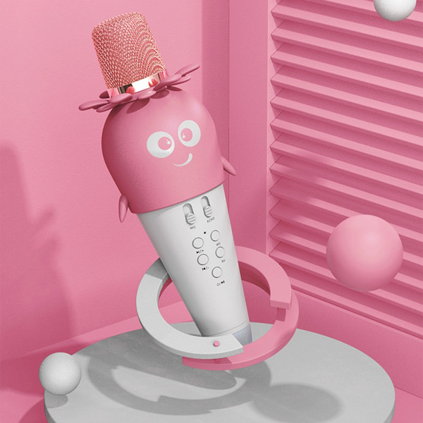 Forever Pink Bluetooth LED Microfoon met Speaker AMS-200