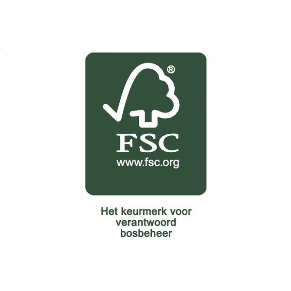 Label Label Nougat 50 stuks Houten Blokken LLWT-37100