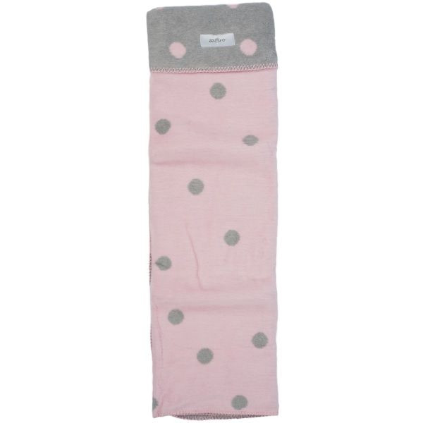 Zaffiro Grijs & Roze Gestipt 100 x 150 cm Ledikantdeken 15342