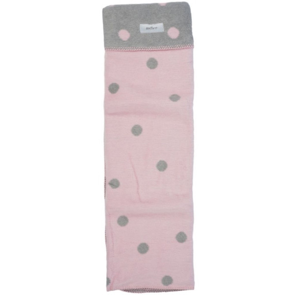 Zaffiro Grijs & Roze Gestipt 75 x 100 cm Wiegdeken 15069