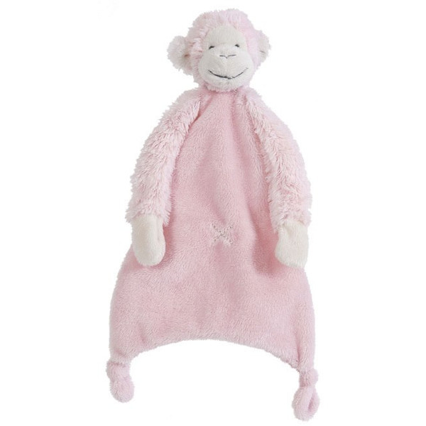 Happy Horse Monkey Mickey Roze Knuffeldoekje 130154