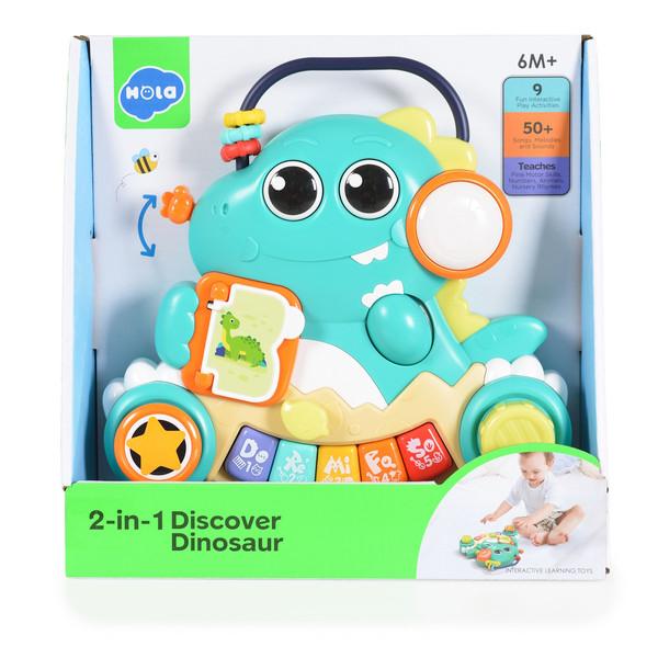Hola Toys 2-in-1 Discover Dinosaurus 111204