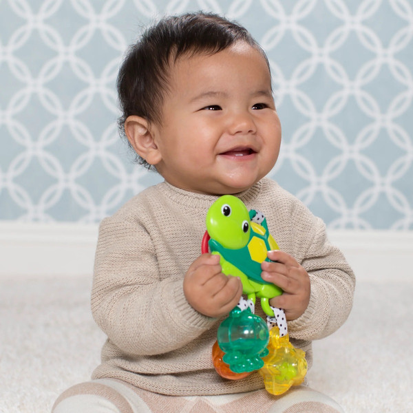 Infantino Jingle Sea Charms Turtle Rammelaar BK-316188