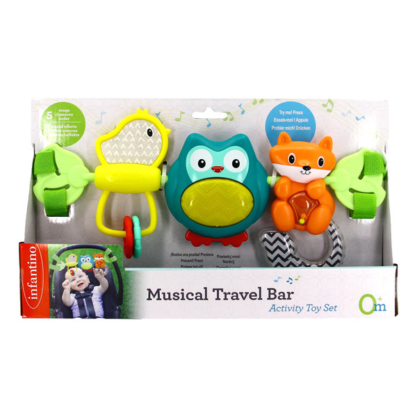 Infantino Musical Travel Activity Fox Autostoelspiraal BK-216265