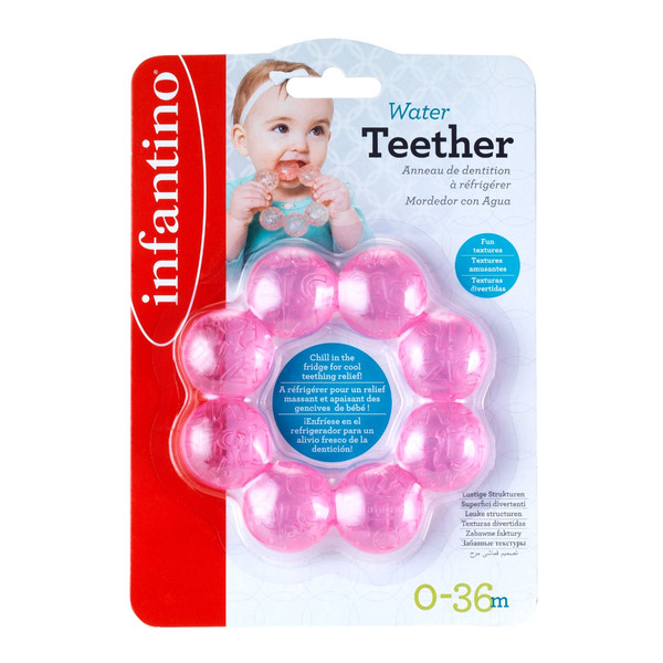 Infantino Pink Watergevulde Bijtring BK-206301