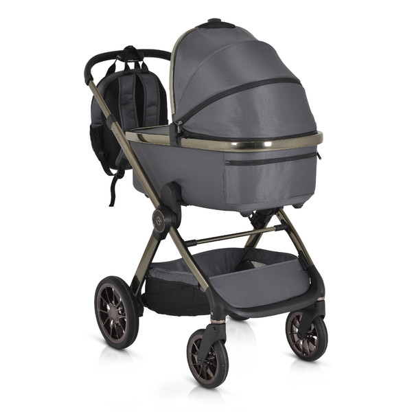 Cangaroo iClick Grey 3-in-1 Kinderwagen Incl. Autostoel