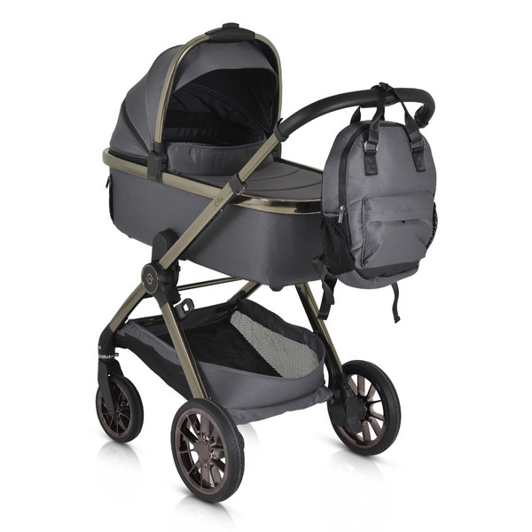 Cangaroo iClick Grey 3-in-1 Kinderwagen Incl. Autostoel