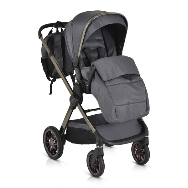 Cangaroo iClick Grey 3-in-1 Kinderwagen Incl. Autostoel